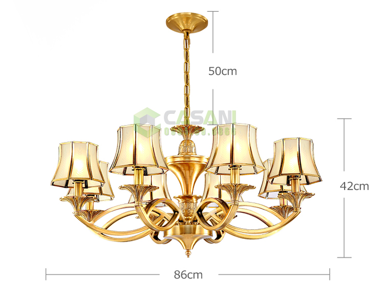 Đèn Chùm Đồng CCD-2092-8