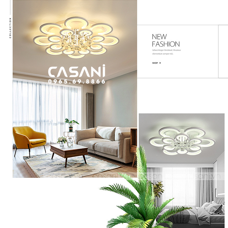Đèn mâm hiện đại CMH6812-12